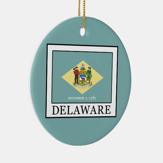 Delaware Keramik Ornament (Rechts)