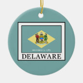 Delaware Keramik Ornament (Vorne)