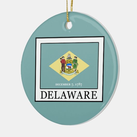 Delaware Keramik Ornament (Links)