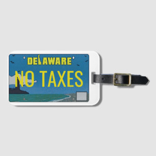 Delaware-Kfz-Kennzeichen-kundengerechtes Gepäck Gepäckanhänger