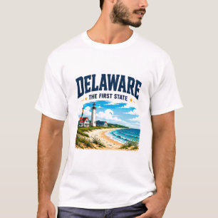 Delaware-Küstenflucht-Reise T-Shirt
