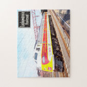 Delaware Lackawanna und Western Locomotive 808 Puzzle (Vertikal)