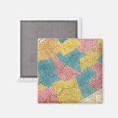 Delaware-Landkreis Magnet (Vorderseite/Rückseite)