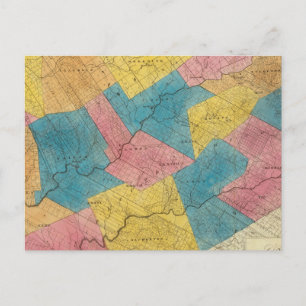 Delaware-Landkreis Postkarte