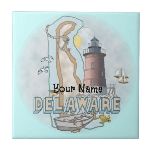 Delaware Leuchtturm-Kachel Fliese