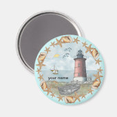 Delaware Leuchtturm-Magnet Magnet (Vorderseite/Rückseite)