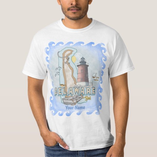 Delaware Leuchtturm T-Shirt (Vorderseite)