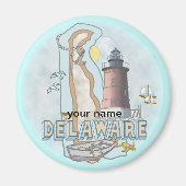 Delaware Lighthouse Magnet (Vorne)