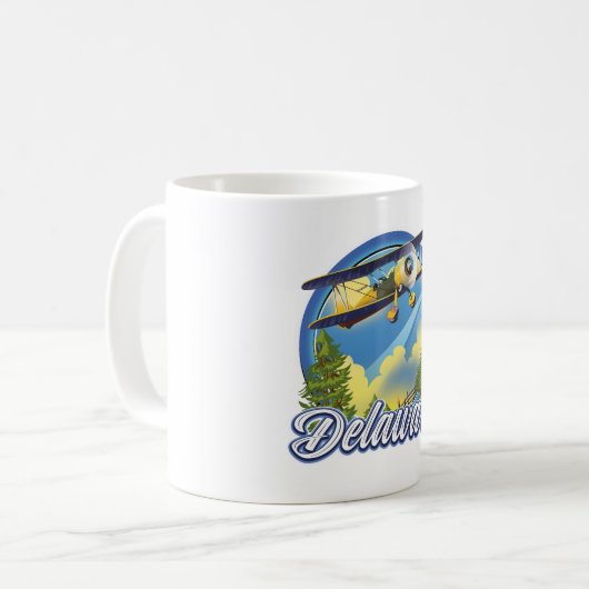 Delaware-Logo Kaffeetasse (Vorderseite Links)