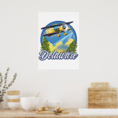 Delaware-Logo Poster (Küche)