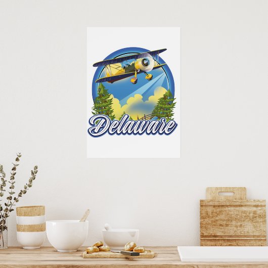 Delaware-Logo Poster (Küche)
