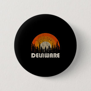 Delaware - lustige Natur Vintage Wandern 60er 70er Button