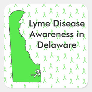 Delaware Lyme Disease Awareness Stickers