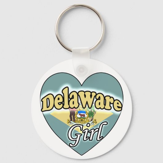 Delaware Mädchen Schlüsselanhänger (Vorderseite)