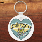 Delaware Mädchen Schlüsselanhänger (Vorderseite)