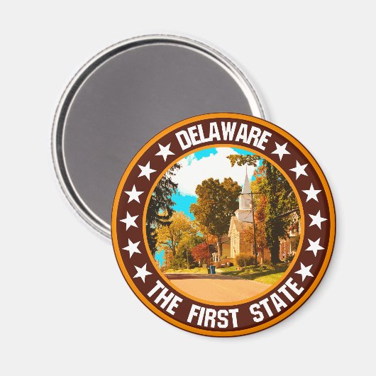 Delaware Magnet (Vorderseite/Rückseite)