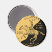 Delaware Magnet (Vorderseite/Rückseite)