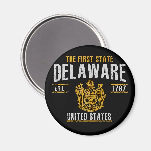 Delaware Magnet (Vorderseite/Rückseite)
