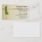 Delaware Map Business Card Visitenkarte (Vorne/Hinten)