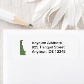 Delaware Map Return Address Label (Insitu)
