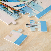 Delaware Maryland Vintage-Karte Puzzle (Seite)