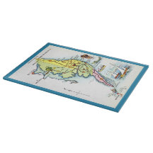 Delaware Maryland Vintage Karte
