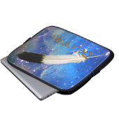 DELAWARE Nation & Feather Space Laptop Sleeve (Vorne Knopf)