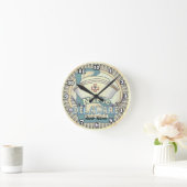 Delaware Nurse Runde Wanduhr (Zuhause)