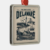 Delaware Ornament Aus Metall (Rechts)