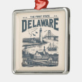 Delaware Ornament Aus Metall (Links)