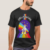 Delaware Outer Space Astronaut T-Shirt (Vorderseite)