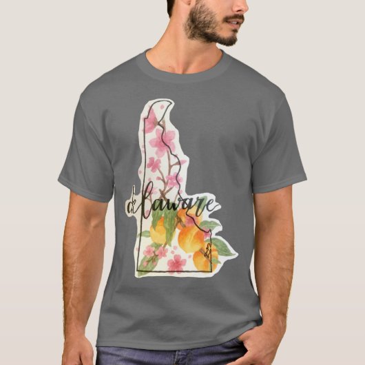 Delaware Peach Blossoms T-Shirt (Vorderseite)