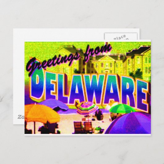 Delaware Postcard Postkarte (Vorne/Hinten)