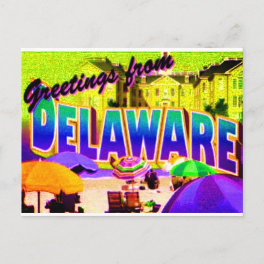 Delaware Postcard Postkarte (Vorderseite)