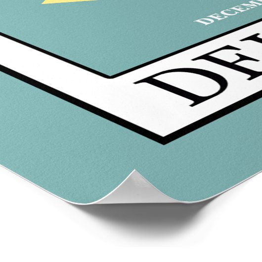 Delaware Poster (Ecke)