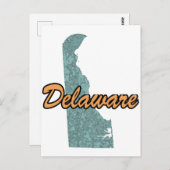 Delaware Postkarte (Vorne/Hinten)