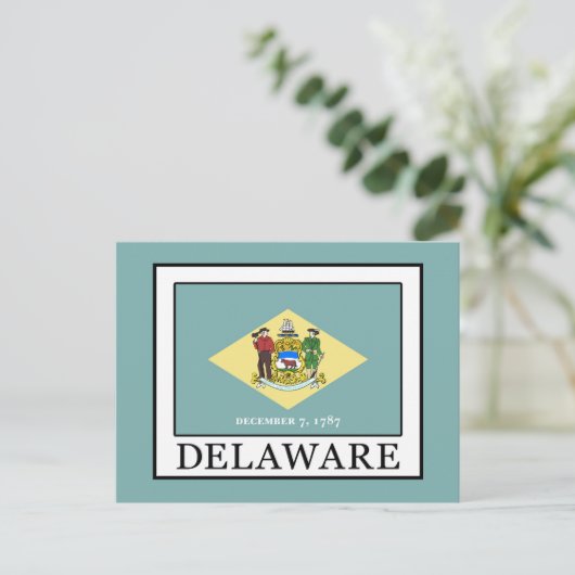 Delaware Postkarte (Stehend Vorderseite)