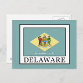 Delaware Postkarte (Vorne/Hinten)