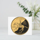 Delaware Postkarte (Stehend Vorderseite)