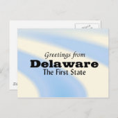Delaware Postkarte (Vorne/Hinten)