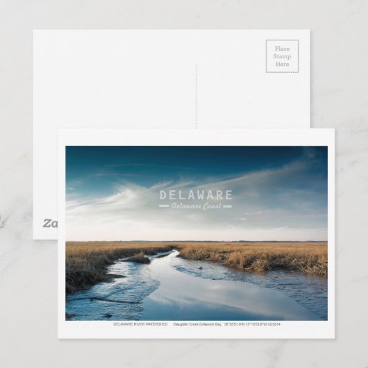 Delaware. Postkarte (Vorne/Hinten)