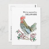 Delaware Postkarte (Vorne/Hinten)