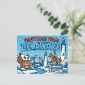 DELAWARE Postkarte (Stehend Vorderseite)
