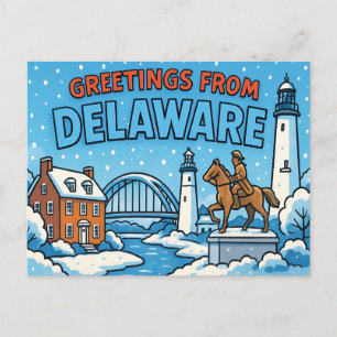 DELAWARE Postkarte