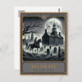 Delaware | Postkarte Gothic Art (Vorne/Hinten)