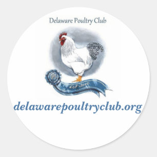 Delaware Poultry Club Stickers (klein)