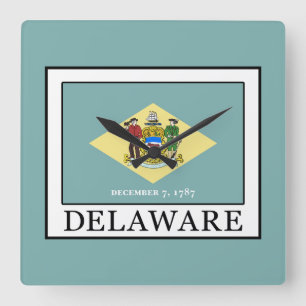 Delaware Quadratische Wanduhr