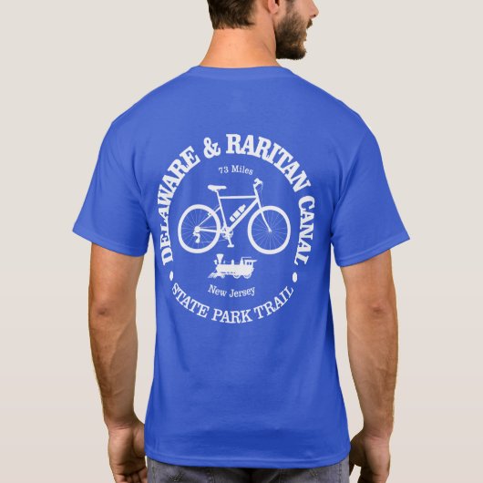 Delaware & Raritan Canal SPT (Cycling) T-Shirt (Rückseite)