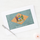 Delaware Rechteckiger Aufkleber (Umschlag)
