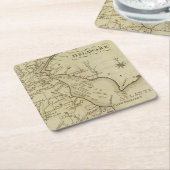 Delaware Rechteckiger Pappuntersetzer (angewinkelt)